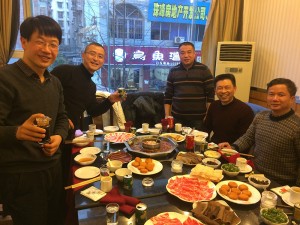 We celebrated our reunion with traditional Sichuan Hot Pot.